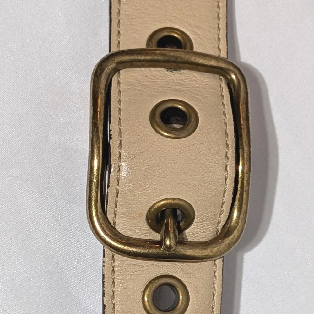 Coach Legacy Slim Duffle Crossbody Bag Tan Leather‎ Folding Strap Y2K Vintage